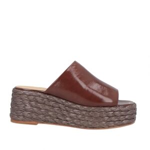 FREE PEOPLE Paloma Barceló Women's Brown Sandals Leather SIZE 39